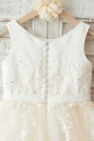 Chicas Bambi Ivory Broderie Anglaise Tulle Vestido