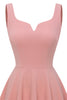 Cargar imagen en el visor de la galería, Vestido de swing vintage sólido y rubor