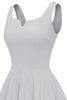 Cargar imagen en el visor de la galería, Vestido de swing vintage sólido y rubor