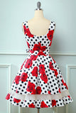Vestido rosa vintage de la década de 1950