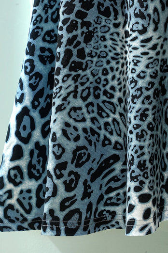 Falda estampada de leopardo