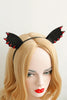 Cargar imagen en el visor de la galería, Diadema de oreja de murciélago de Halloween