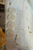 Trajes de hombre de 2 piezas de solapa blanca con muescas