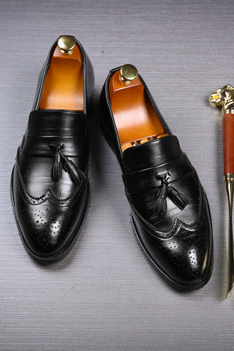 Zapatos de fiesta negro para hombre