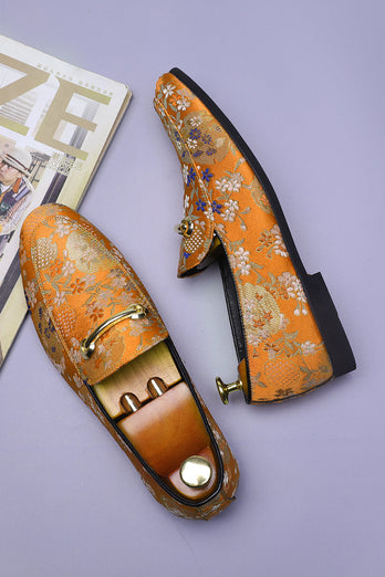 Zapatos de fiesta amarillos para hombre