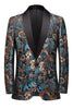 Cargar imagen en el visor de la galería, Chal Floral Solapa Blazer Hombre