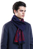 Cargar imagen en el visor de la galería, Borgoña cálido suave bufanda para hombres