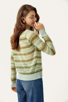 Suéter rayas verde