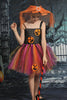 Cargar imagen en el visor de la galería, Tul negro brillante Halloween Girl Dress