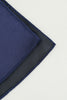 Cargar imagen en el visor de la galería, Pañuelo Cuadrado de bolsillo de seda azul marino