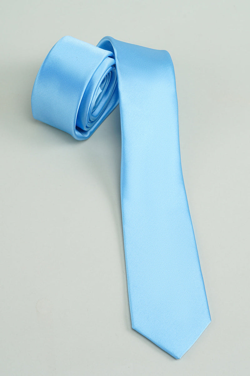 Cargar imagen en el visor de la galería, Corbata formal en color azul para hombres