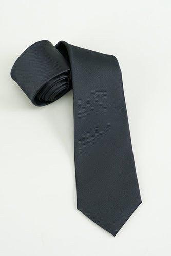Corbata de fiesta de satén negro