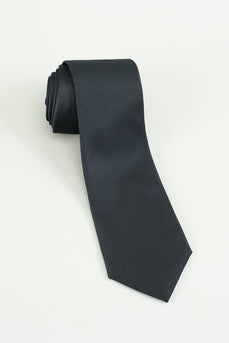 Corbata de fiesta de satén negro