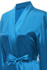 Cargar imagen en el visor de la galería, Túnica Azul Bridesamaid con encaje