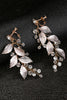 Cargar imagen en el visor de la galería, Pendientes Golden Leaves Drop