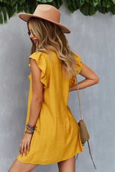 Vestido de Verano Boho Amarillo