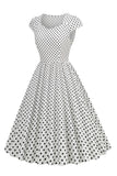 Lunares Vestido de la Década de 1950