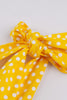 Cargar imagen en el visor de la galería, Amarillo Polka Dots sin mangas Correas de espagueti Vestido vintage