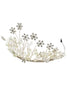 Cargar imagen en el visor de la galería, Pearl Snowflake Flower Corona nupcial