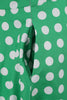 Cargar imagen en el visor de la galería, Vestido Verde Halter Polka Dots 1950s