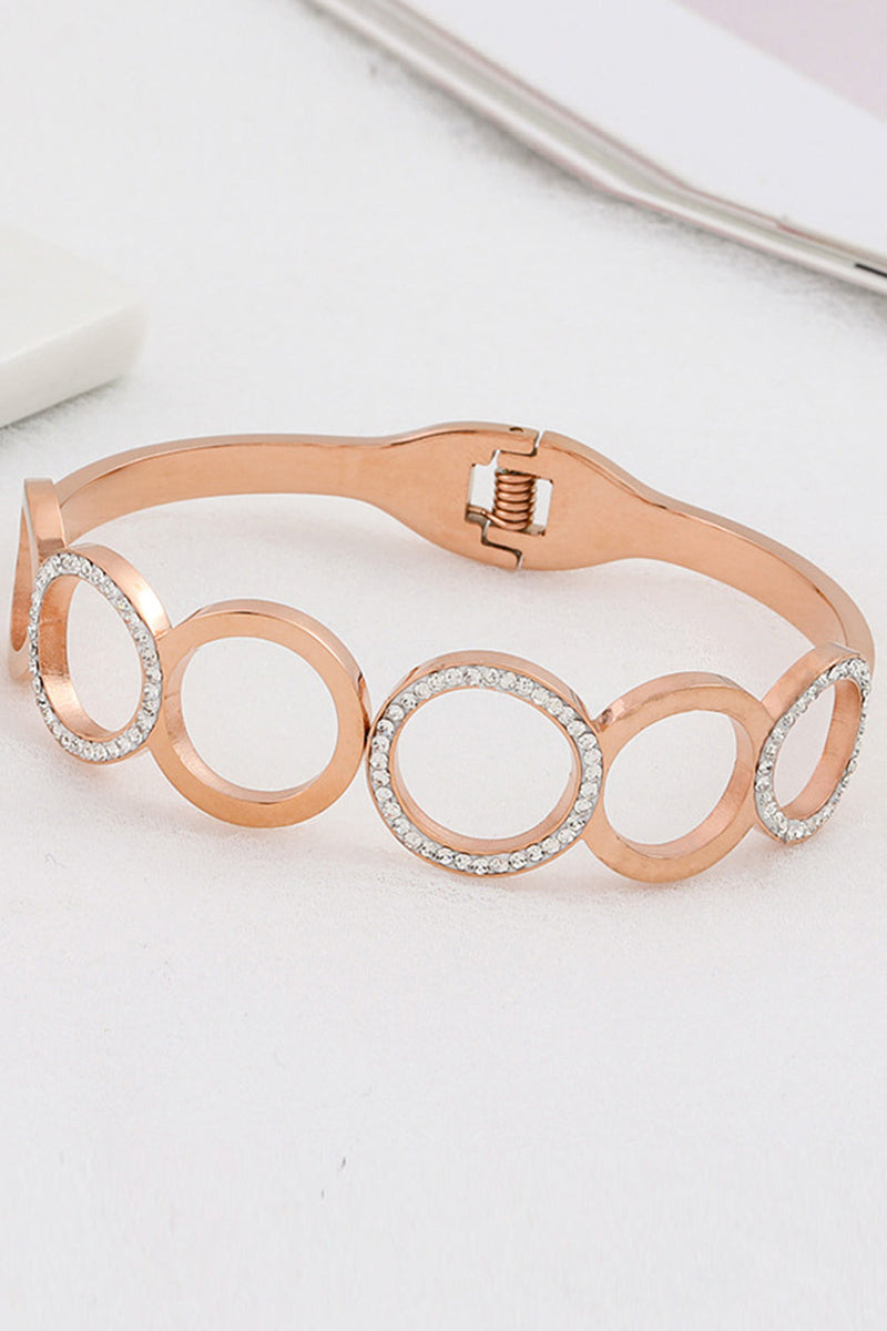 Cargar imagen en el visor de la galería, Pulsera redonda de acero de titanio antiguo