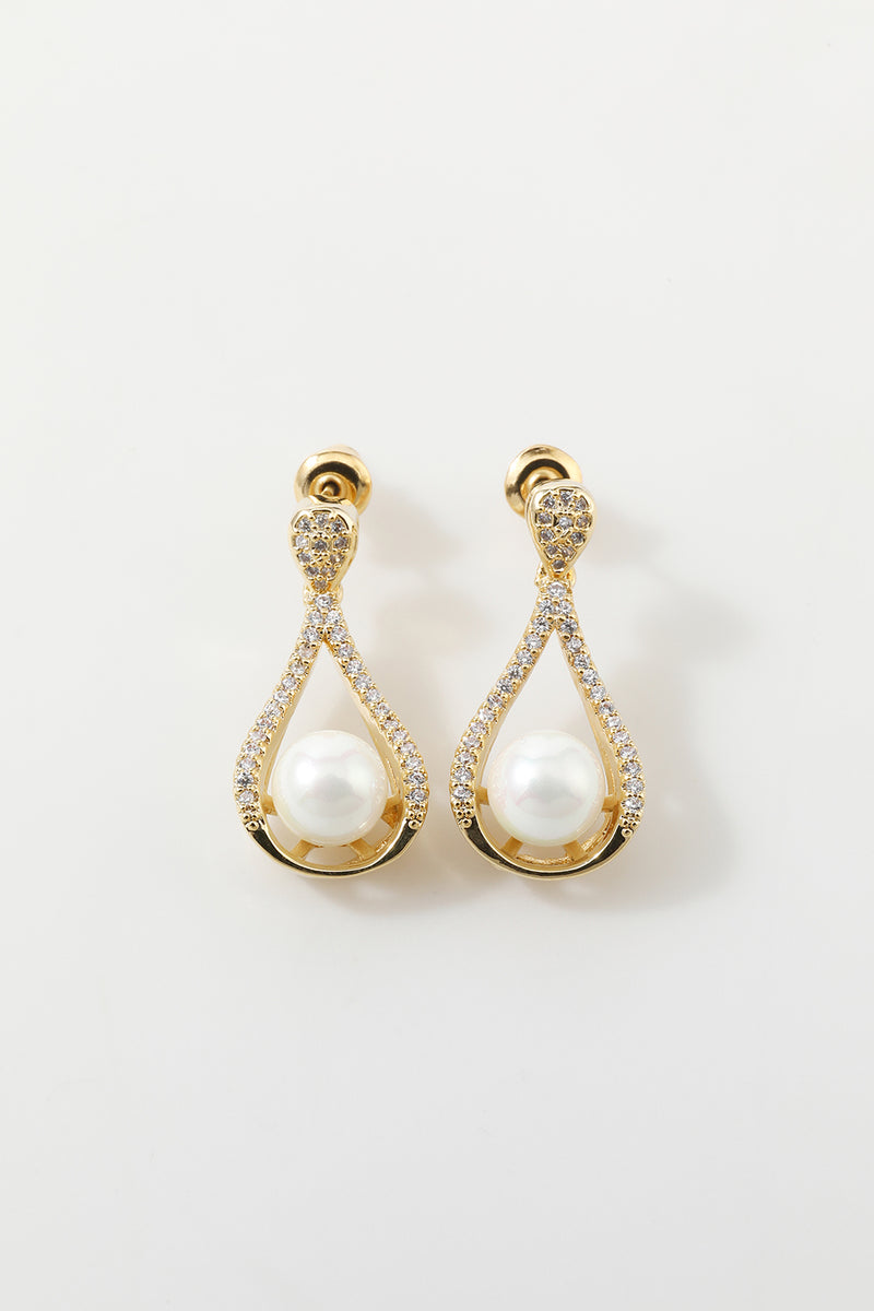 Cargar imagen en el visor de la galería, Pendientes Pearl Water Drop