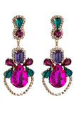 Pendientes de cuentas de colores