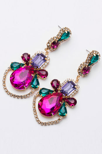 Pendientes de cuentas de colores