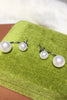 Cargar imagen en el visor de la galería, Pendientes simples de perlas blancas