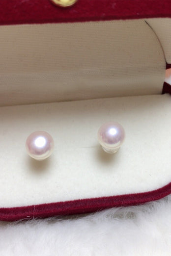 Pendientes perlas blancas perlas