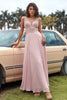 Cargar imagen en el visor de la galería, Blush Appliques Chiffon Vestido de graduación
