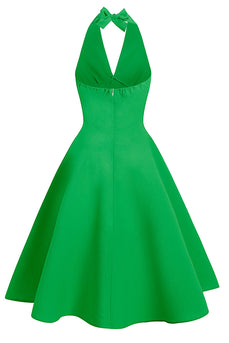 Vestido verde vintage de los años 50