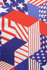Cargar imagen en el visor de la galería, Vestido retro estampado de la bandera estadounidense con Bowknot