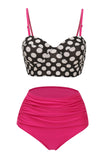Traje de baño halter verde halter de dos piezas