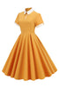 Cargar imagen en el visor de la galería, Vestido vintage azul claro de la década de 1950 con mangas