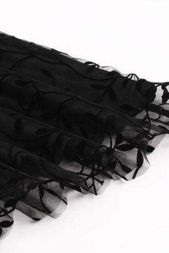Vestido Vintage de Encaje Negro