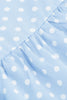Cargar imagen en el visor de la galería, Vestido azul claro Lunares Swing 1950s