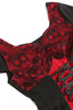 Cargar imagen en el visor de la galería, Negro y Rojo Vestido Vintaje de Halloween