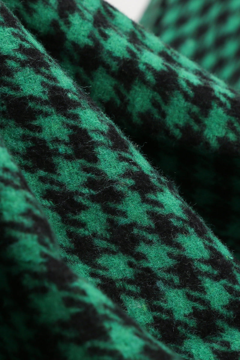 Cargar imagen en el visor de la galería, Escote A V cuello verde vestido vintage