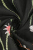 Cargar imagen en el visor de la galería, Negro Escote A Vintage Vestido con bordados