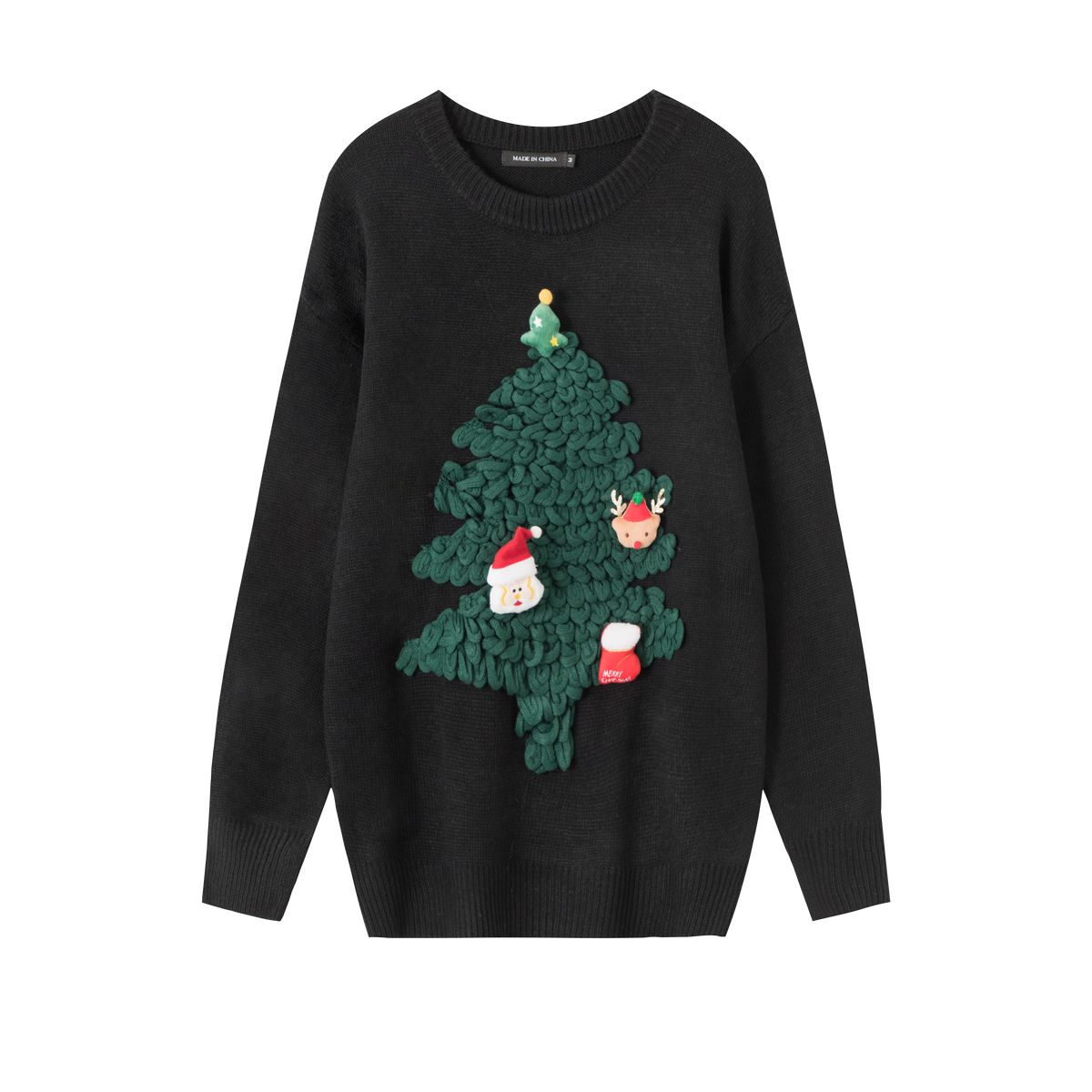 Cargar imagen en el visor de la galería, Suéter de Navidad árbol suelto