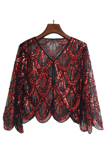 Lentejuelas Fucsia 1920s Cabo