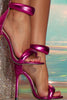 Cargar imagen en el visor de la galería, Fucsia Ankle Strap High Heel Sandal