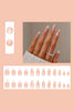 Cargar imagen en el visor de la galería, 24 Pcs Blue Press On Nails Transparent False Nail