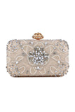 Bolso de fiesta Champagne Rhinestone Pearl