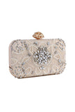 Bolso de fiesta Champagne Rhinestone Pearl