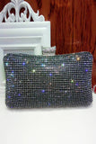 Bolso de noche negro Spakly Rhinestone