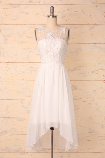 Vestido blanco apliques