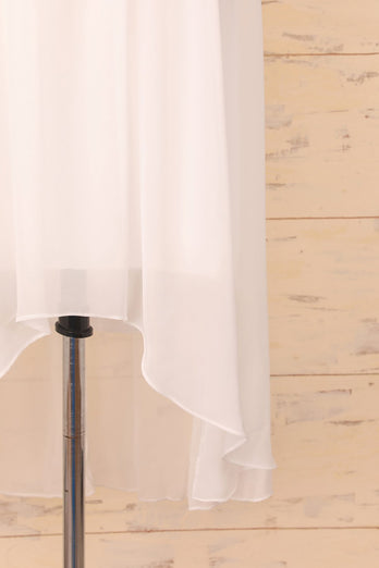 Vestido blanco apliques