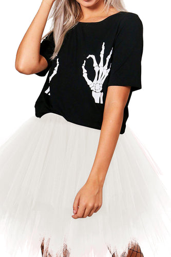 Halloween Tutu Enagua de tul de los años 50